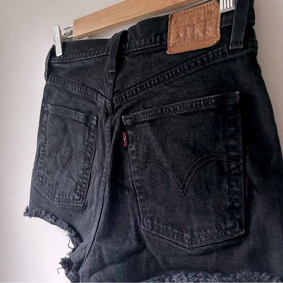 Levi's Pants - levi’s rib cage cutoff denim shorts black 28